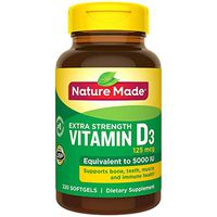 Nature Made Vitamin D-3 5000IU 220 Count Softgels