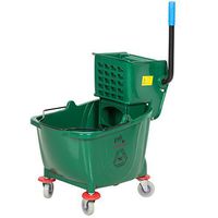 TableTop King 36 Qt. Green Mop Bucket & Wringer Combo