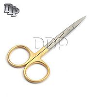DDP IRIS SCISSORS TUNGSTEN CARBIDE STRAIGHT 4.5" DELICATE GERMAN GRADE STAINLESS DENTAL SKIN TAGS