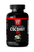 Metabolism Diet - Extra Virgin Coconut Oil 3000MG - Coconut Oil Essential Oil Carrier - 1 Bottle (60 Softgels)