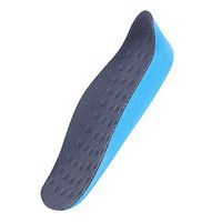 Unisex Height Increase Orthopedic Insoles Half Insole Pad Height Cushion Taller Male Female Footwear Shoes (L)