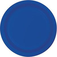 Creative Converting 184059 25Oz Double Wall Stainless Steel Water Bottle, 7", Cobalt