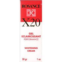 Rosance X20 Skin Whitening Cream Gel Eclaircissant Performance 1 oz / 30 g