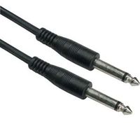 Black Point Products BA-165 Mono 1/4" Plug-Plug Cable, 12'