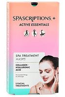SpaScriptions Active Essentials- Collagen + Hyaluronic Acid Spa Treatment Masks