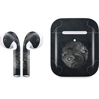 Skinit Decal Audio Skin for Apple AirPods with Wireless Charging Case - Officially Licensed Skinit Originally Designed Chinese Black Dragon Design