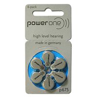 Powerone Hearing Aid Batteries Size: 675 (60 Batteries)