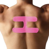 Spidertech Postural Spider Pre-Cut [Pink]. Water-Resistant, Latex-Free and Easy to use. Preferred by Athletes. Reduce Pain and Inflammation, Help re-Train Muscles, Enhanced Performance.