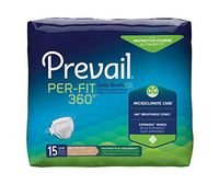 First Q 15043100 Incontinent Brief Prevail Per-fit360 Easy-lock Fasteners (elf) X-large Disposable Heavy Absorbency Pfng-014 Box Of 60