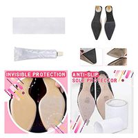 TUU Anti-Slip Sole Sticker, Shoes Protector, Transparent, Wear-Resistant, Non Slip Grip Sticker for Shoe (White)