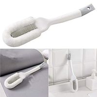 Xisheep Shoe Brush, Shoes Brush Long Handle Durable Soft Bristle Multifunction Cleaning Brushes Cleaning Supplies Home Decorations, for Home DIY White