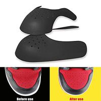 DengRen Shoes Shield Protector Toe Box to Reduce, Sports Shoes Shields, Against Shoe Creases,for Running Casual Shoes - Toe Box Crease Preventers Satisfactory Service Black Men(7-12)