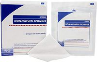 AMZ Medical Non-Woven Sponges 4 x 4 Pack of 100 sterile dressings for Wounds Non-linting 4-ply Rayon/Poly Blend Single use Latex-Free Individually Packaged