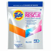 Tide Procter & Gamble 962342 Laundry Booster Pods, Brights+Whites Rescue, 18-Ct. - Quantity 4