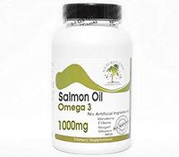 Salmon Oil Omega 3 1000mg ~ 100 Capsules - No Additives ~ Naturetition Supplements