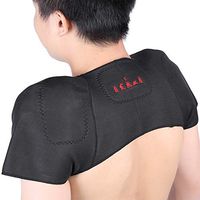 Alomejor Self-Heating Shoulder Pad,Magnetic Double Shoulder Support Brace for Wrap Injury and Pain Relief Health Products(XL)