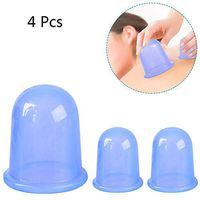 ZZYYZZ Silicone Cupping Therapy Set, Traditional Massage Cupping Suction Cups, Acupuncture Kit Healthy Treatment(4 Pcs)