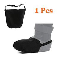 Cast Sock Cover Leg Boot Toe Protector Air Cast Sock Warmer Orthopedic Boot Sock Soft Toe Cover - Fits Medical Foot Ankle Walking Brace│Extra Warmth and Protection (Black)