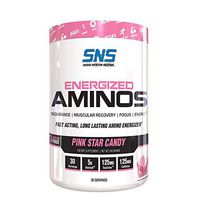 SNS Energized Aminos Fast Acting, Long Lasting Amino Energizer (Pink Star Candy)