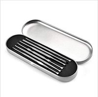 Ningda 6 Pcs Ear Pick Earwax Removal Kit, Ear Cleansing Tool Set, Ear Curette Ear Wax Remover Tool with a Cleaning Brush and Storage Box