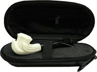 Miniature Meerschaum Pipe - TULIP w/ Zippered Hard Case