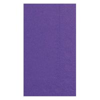 Hoffmaster 180539 Dinner Napkin, Regal Embossed, 2-Ply, 1/8 Fold, 17" Length x 15" Width, Purple (8 Packs of 125)