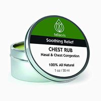 Chest Rub Salve for Cold & Seasonal discomforts - Natural & Soothing Cough Suppressant, Nasal Decongestant Ointment, Congestion Relief - Beeswax & Echinacea Cream for Chronic Dry Cough - 30ml
