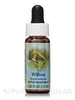 Flower Essence Services Herbal Supplements Essence, Willow, 0.25 Ounce
