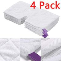 4 Microfiber Steam Mop Pocket Pads for Shark S3501, S3601, S3801CO, S3901