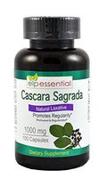 Cascara Sagrada Natural Laxative Regularity 1000mg 100 Capsules