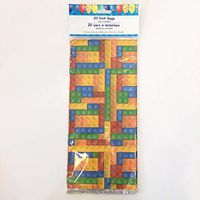 Greenbrier International Birthday Brick Treat Bags with Twist Ties - 25 count