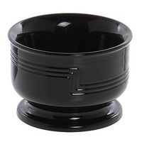 Cambro Shoreline Collection 5 Oz Small Black Plastic Insulated Bowl - 3 1/2"Dia x 2 3/8"H