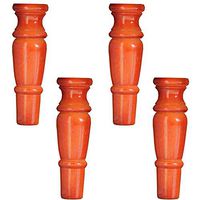 4 Solid Wood Furniture Support Feet, Strong Load, Healthy and Environmentally Friendly