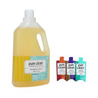 Zum Clean Laundry Soap - Eucalyptus-Citrus, 64 Fl Oz + Trial Size Sampler Pack