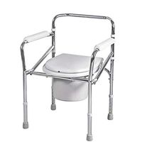 PLLP Medical Rehab Chair, Wheelchair,Chair Bath Toilet Seat Collapsible Pregnant Women Old Man Potty Sturdy Waterproof