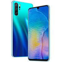 Efaster P30 PRO Quad Core 6.26 inch Dual HD Camera Smartphone Android 8.1 2+32GB Touch Screen WiFi Bluetooth GPS 3G Call Mobile Phone (Blue)
