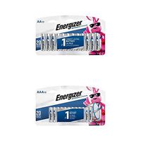 Energizer Combo Pack 12x AA and 12x AAA Lithium Batteries (24Count), Double A and Triple A Ultimate Lithium Battery