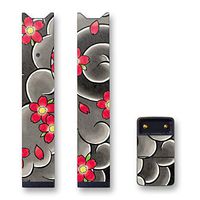 Biijo Japan Juul Skin Wrap for juul Accessories Sticker SYARAKU Hokusai Utagawa Kuniyoshi UKIYOE (hanafuda-Sakura)