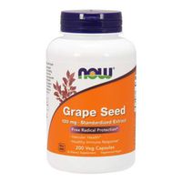 Grape Seed, 100 mg, 200 Caps by Now Foods (Pack of 3)