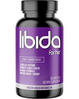 Libida Female Enhancement Pills - Natural Mood Booster for Women - Increase Energy, Reduce Dryness, Balance Hormones, PMS and Menopause Relief - 60 Capsules - Made in USA