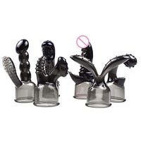 Koungyun 6 Pcs Attachment Silicone Wireless Massag Wand Head Accessories for Women