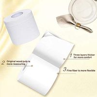 20 Rolls Soft Smooth 3 ply Toilet Paper,Natural pet cat dog Toilet Tissue Large Rollers Wood,Jumbo Bath Tissue Toilet Paper,Strong Highly Absorbent Hand Towels,Hiking Camp toulet paper (White, 20)