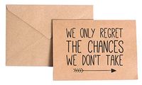 We Only Regret the Chances We Don't Take Stationery Note Card Set