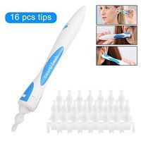 GHzzY Ear Wax Remover Tool - Ear Spiral Swab Cleaner for Baby & Adults - Smart Ear Cleaning Kit with 16 pcs Small Washable Tips