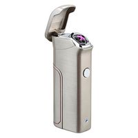 Kivors Dual Arc Lighter USB Rechargeable Windproof Electrical Plasma X Beam Arc Lighter with 800 mAh Super Volume Replaceable Battery (LS)