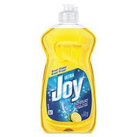 Joy 00614 Dishwashing Liquid, Lemon, 12.6 oz Bottle (Case of 25)