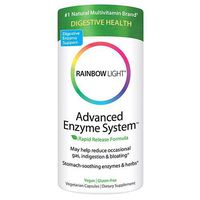 Rainbow Light Advanced Enzyme System Plant-Source Vcaps 180 vcaps (Pack of 3)