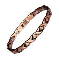 Copper Magnetic Bracelet for Women Pain Relief for Arthritis and Carpal Tunnel Migraines Tennis Elbow