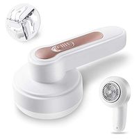 Fanerfun Lint Removers for Clothes, Electric Bobble Remover, Rechargeable Sweater Shaver with Replaceable Stainless Steel 3-Blades, Easy Remove Fuzz, Lint, Pills, Bobbles, Fabric Shaver Fuzz Remover