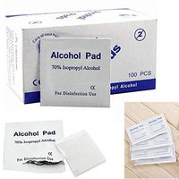 400 Pcs Disinfectant Cotton Slices, Sterile Prep Pads Gauze Pads Individually Wrapped Swap Pad Wet Wipe for Outdoor Skin Cleaning Care